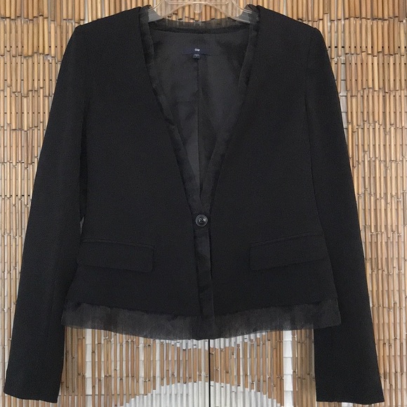 Gap Blazer with Sheer Edges - Picture 2 of 4